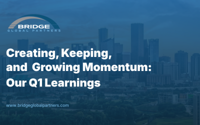 Creating, Keeping, and Growing Momentum: Our Q1 Learnings